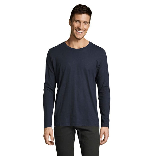T-Shirt Imperial Lsl Uomo blu navy / XS - personalizzabile con logo