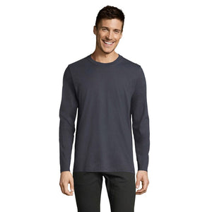 T-Shirt Imperial Lsl Uomo grigio scuro / S - personalizzabile con logo