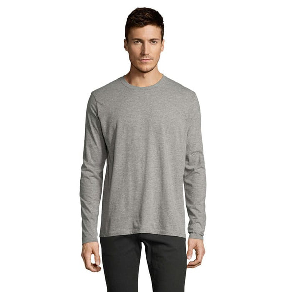T-Shirt Imperial Lsl Uomo grigio / XS - personalizzabile con logo