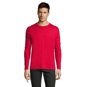 T-Shirt Imperial Lsl Uomo Rosso / XS - personalizzabile con logo