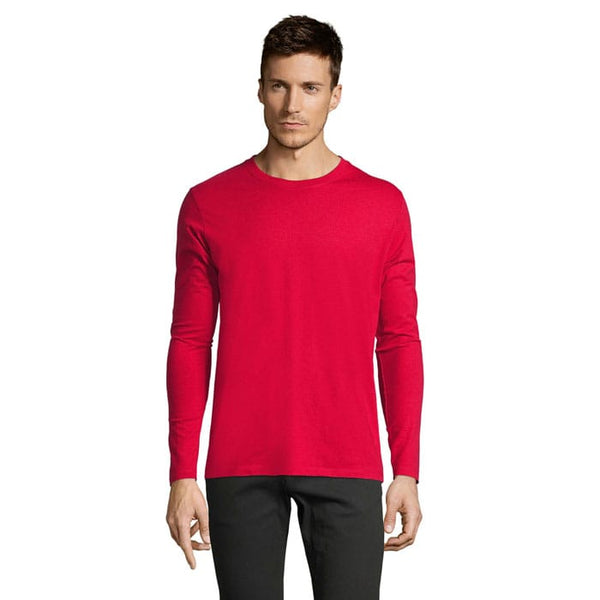 T-Shirt Imperial Lsl Uomo Rosso / XS - personalizzabile con logo