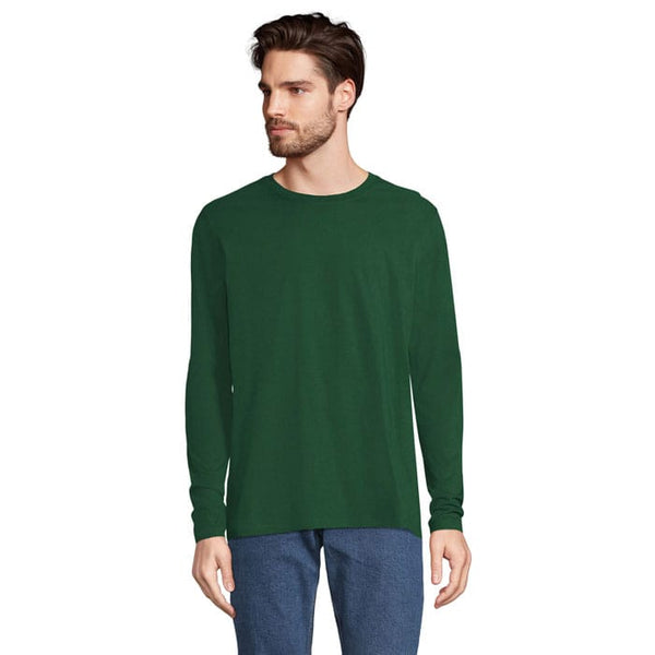 T-Shirt Imperial Lsl Uomo Verde Bottiglia / XS - personalizzabile con logo