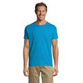 T-Shirt Imperial Uomo 190 colori accesi azzurro / XS - personalizzabile con logo