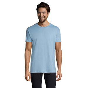T-Shirt Imperial Uomo 190 colori accesi Celeste / XS - personalizzabile con logo