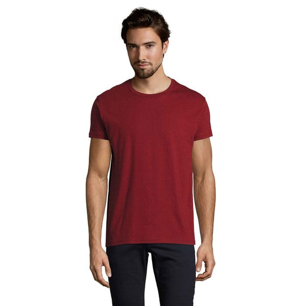 T-Shirt Imperial Uomo 190 colori accesi Chili Red / S - personalizzabile con logo