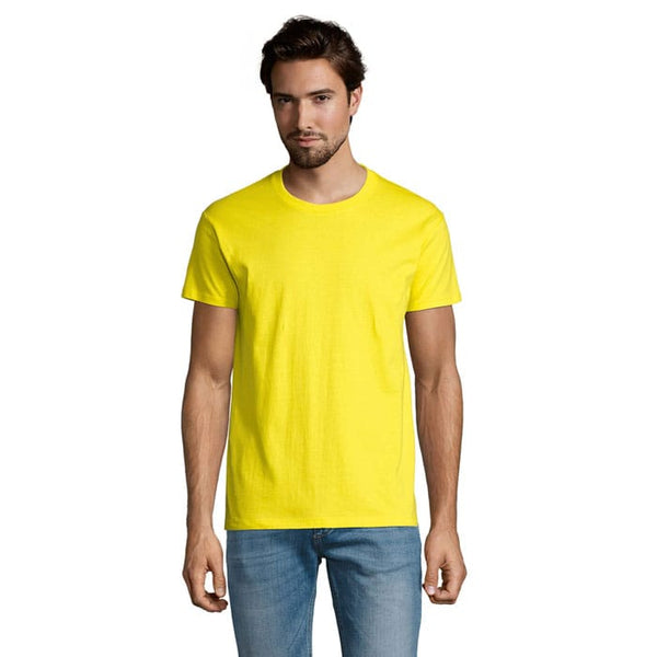 T-Shirt Imperial Uomo 190 colori accesi giallo / S - personalizzabile con logo
