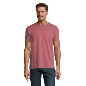 T-Shirt Imperial Uomo 190 colori accesi Rosa Antico / S - personalizzabile con logo