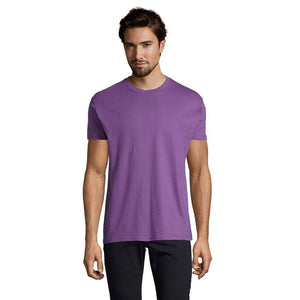 T-Shirt Imperial Uomo 190 colori accesi viola / S - personalizzabile con logo