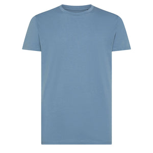 T-shirt In Cotone Organico In Conversion Moon azzurro / S - personalizzabile con logo