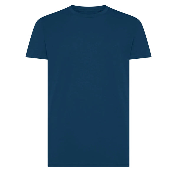 T-shirt In Cotone Organico In Conversion Moon blu / S - personalizzabile con logo