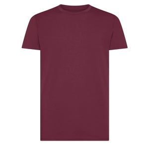 T-shirt In Cotone Organico In Conversion Moon bordeaux / S - personalizzabile con logo