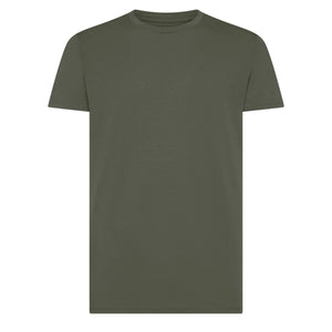 T-shirt In Cotone Organico In Conversion Moon earthy green / S - personalizzabile con logo