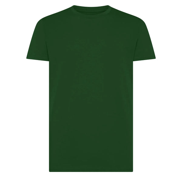T-shirt In Cotone Organico In Conversion Moon forest green / S - personalizzabile con logo