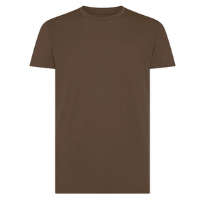 T-shirt In Cotone Organico In Conversion Moon marrone / S - personalizzabile con logo