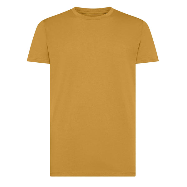 T-shirt In Cotone Organico In Conversion Moon mustard / S - personalizzabile con logo