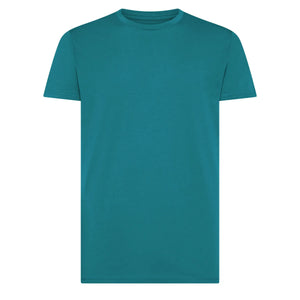 T-shirt In Cotone Organico In Conversion Moon ocean blue / S - personalizzabile con logo