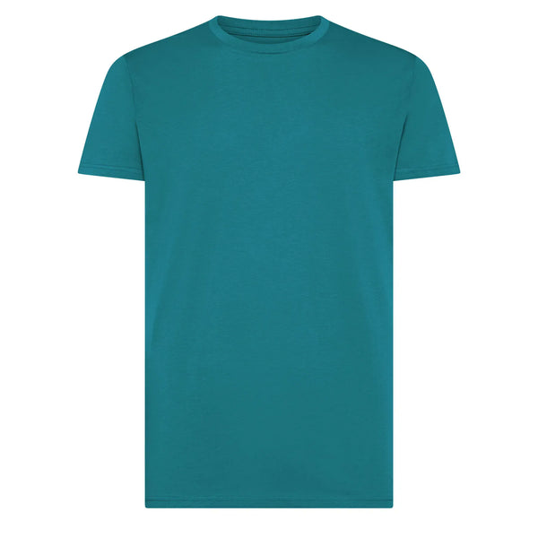T-shirt In Cotone Organico In Conversion Moon ocean blue / S - personalizzabile con logo