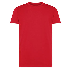 T-shirt In Cotone Organico In Conversion Moon rosso / S - personalizzabile con logo