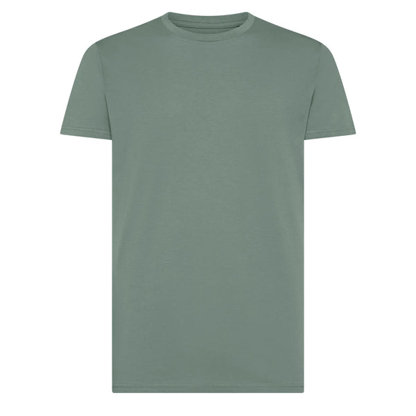 T-shirt In Cotone Organico In Conversion Moon verde / S - personalizzabile con logo