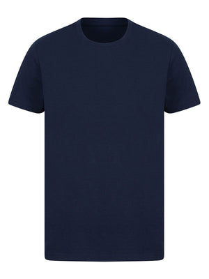 T-shirt in Cotone Riciclato blu navy / XS - personalizzabile con logo