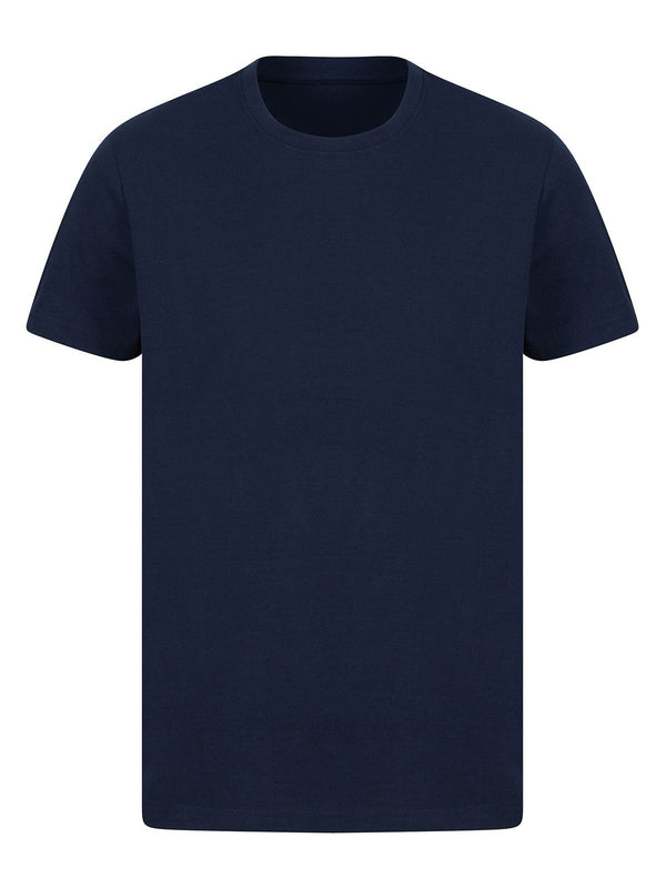 T-shirt in Cotone Riciclato blu navy / XS - personalizzabile con logo