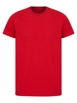 T-shirt in Cotone Riciclato rosso / XS - personalizzabile con logo