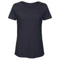 T-shirt Inspire Slub T Donna blu / XS - personalizzabile con logo