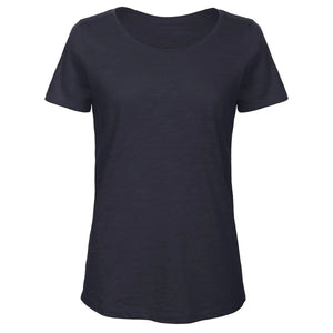 T-shirt Inspire Slub T Donna blu / XS - personalizzabile con logo
