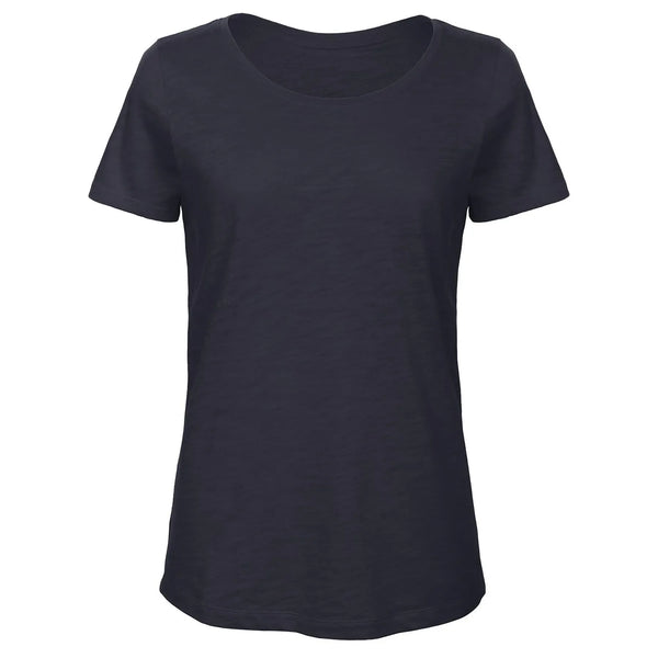 T-shirt Inspire Slub T Donna blu / XS - personalizzabile con logo