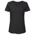 T-shirt Inspire Slub T Donna nero / XS - personalizzabile con logo