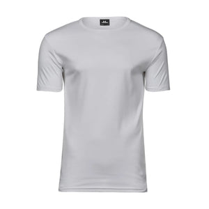 T-shirt Interlock Tee bianco / S - personalizzabile con logo