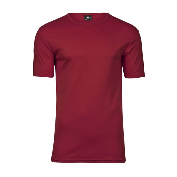 T-shirt Interlock Tee rosso / S - personalizzabile con logo