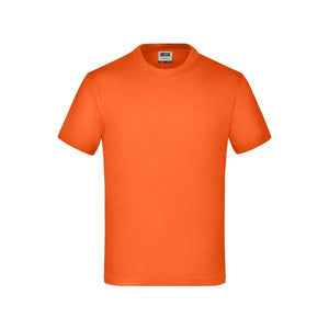 T-shirt Junior Basic-t arancione / XS - personalizzabile con logo