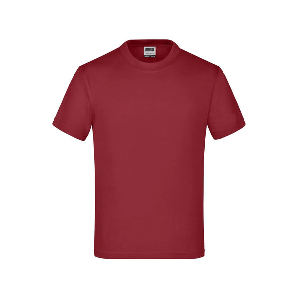 T-shirt Junior Basic-t bordeaux / XS - personalizzabile con logo