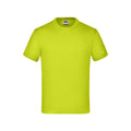 T-shirt Junior Basic-t giallo / XS - personalizzabile con logo
