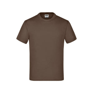 T-shirt Junior Basic-t marrone / XS - personalizzabile con logo