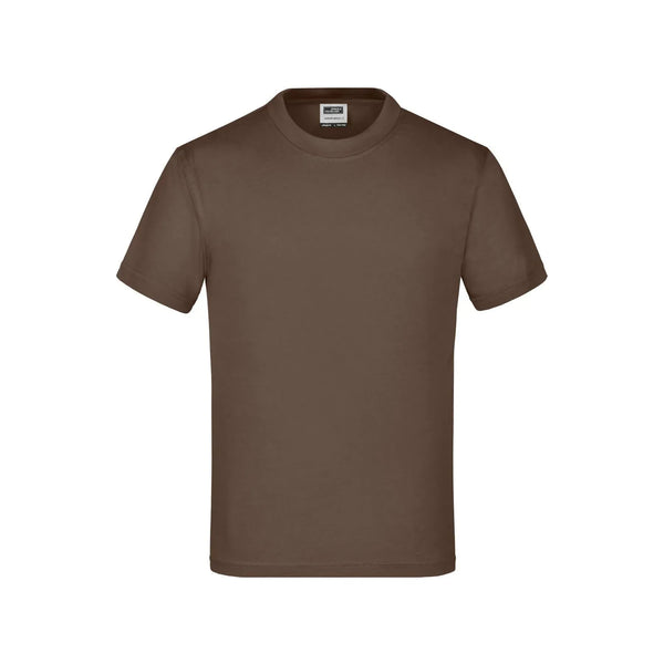 T-shirt Junior Basic-t marrone / XS - personalizzabile con logo