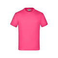 T-shirt Junior Basic-t rosa / XS - personalizzabile con logo