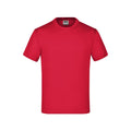 T-shirt Junior Basic-t rosso / XS - personalizzabile con logo