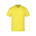 T-shirt Junior Basic-t yellow / XS - personalizzabile con logo