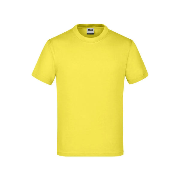 T-shirt Junior Basic-t yellow / XS - personalizzabile con logo