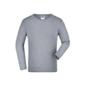 T-shirt Junior Shirt Long-sleeved Medium grigio / XS - personalizzabile con logo