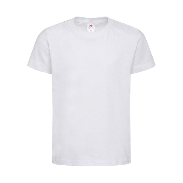 T-shirt Kids bianco / XS - personalizzabile con logo