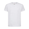 T-shirt Kids Organic bianco / XS - personalizzabile con logo