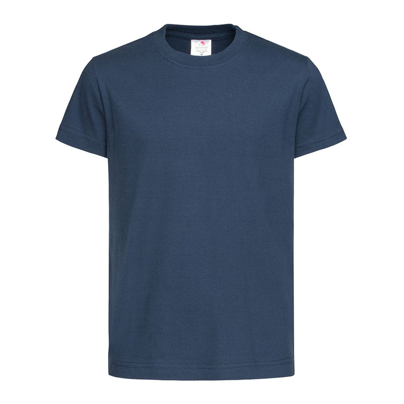 T-shirt Kids Organic blu / XS - personalizzabile con logo