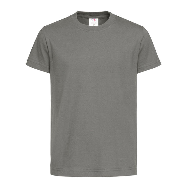 T-shirt Kids Organic grigio / XS - personalizzabile con logo