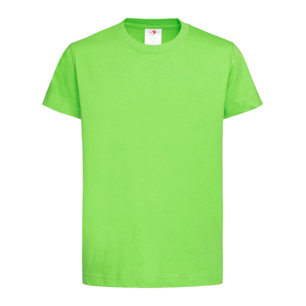 T-shirt Kids Organic verde / XS - personalizzabile con logo
