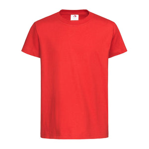 T-shirt Kids rosso / XS - personalizzabile con logo