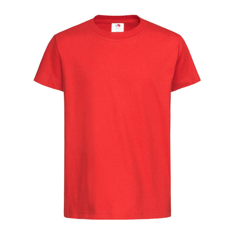 T-shirt Kids rosso / XS - personalizzabile con logo