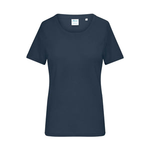 T-shirt Ladies 1:1 Rib blu / XS - personalizzabile con logo